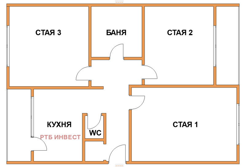 Продава 3-СТАЕН в град София, Света Троица - 82 кв.м / 210 000 € » 410 724.30 лв., РТБ ИНВЕСТ