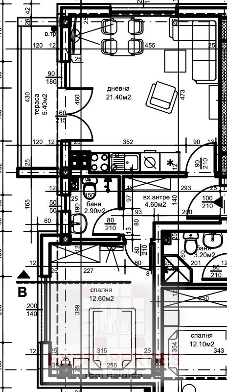 Продава  2-стаен град Пловдив , Христо Смирненски , 65 кв.м | 73179275 - изображение [2]