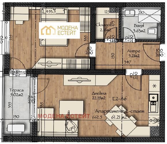 Продава 2-СТАЕН, гр. София, Младост 4, снимка 8 - Апартаменти - 54327102