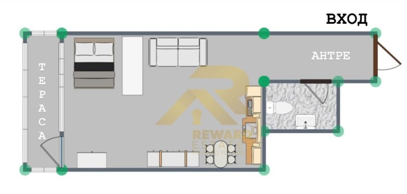 Продава 1-СТАЕН, гр. София, Малинова долина, снимка 11 - Aпартаменти - 49272524