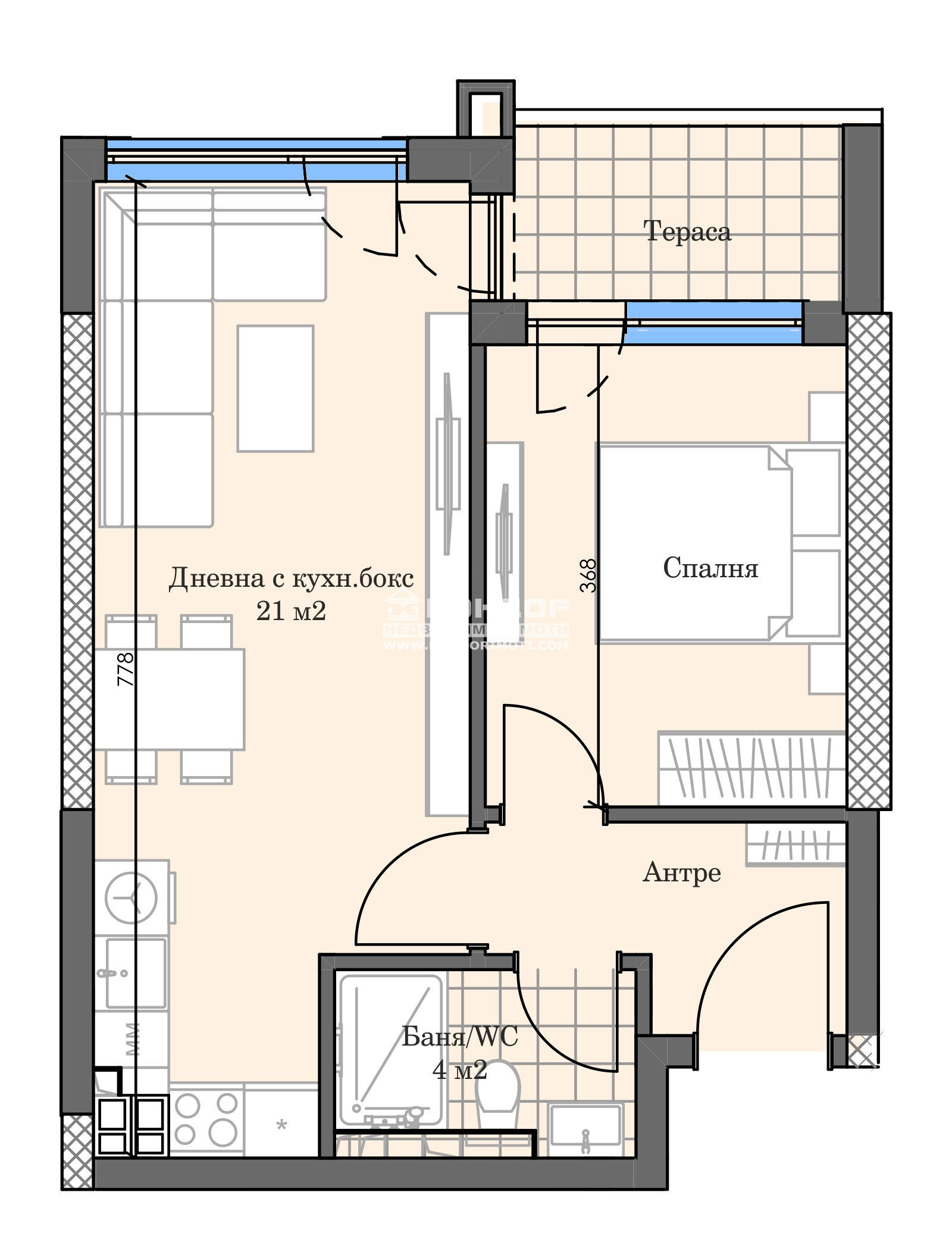 Продава 2-СТАЕН, гр. Пловдив, Кършияка, снимка 2 - Апартаменти - 49951842