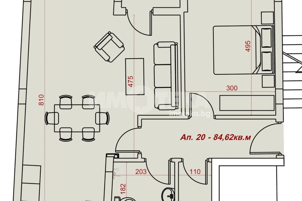 Продава 2-СТАЕН, гр. Варна, Колхозен пазар, снимка 2 - Апартаменти - 55279906