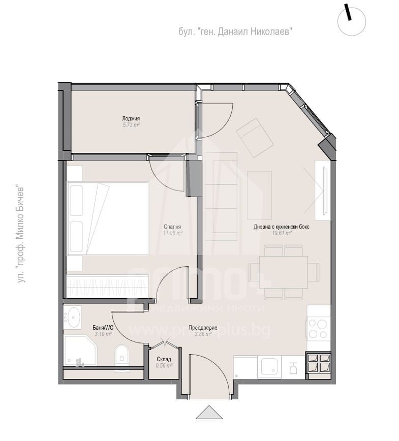 Продава  2-стаен град София , Оборище , 65 кв.м | 13839677 - изображение [6]