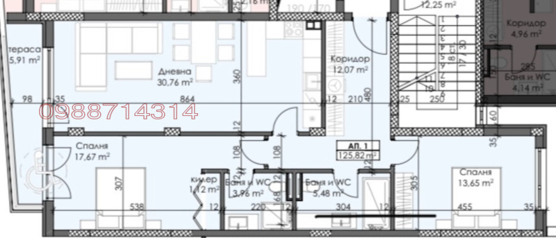 Na prodej  2 ložnice Plovdiv , Kamenica 1 , 126 m2 | 99749828