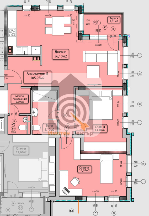 Продава 3-СТАЕН, гр. София, Княжево, снимка 1 - Aпартаменти - 47969521