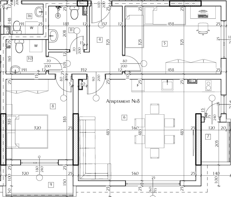 Продава 3-СТАЕН, гр. Благоевград, Освобождение, снимка 5 - Aпартаменти - 49120653