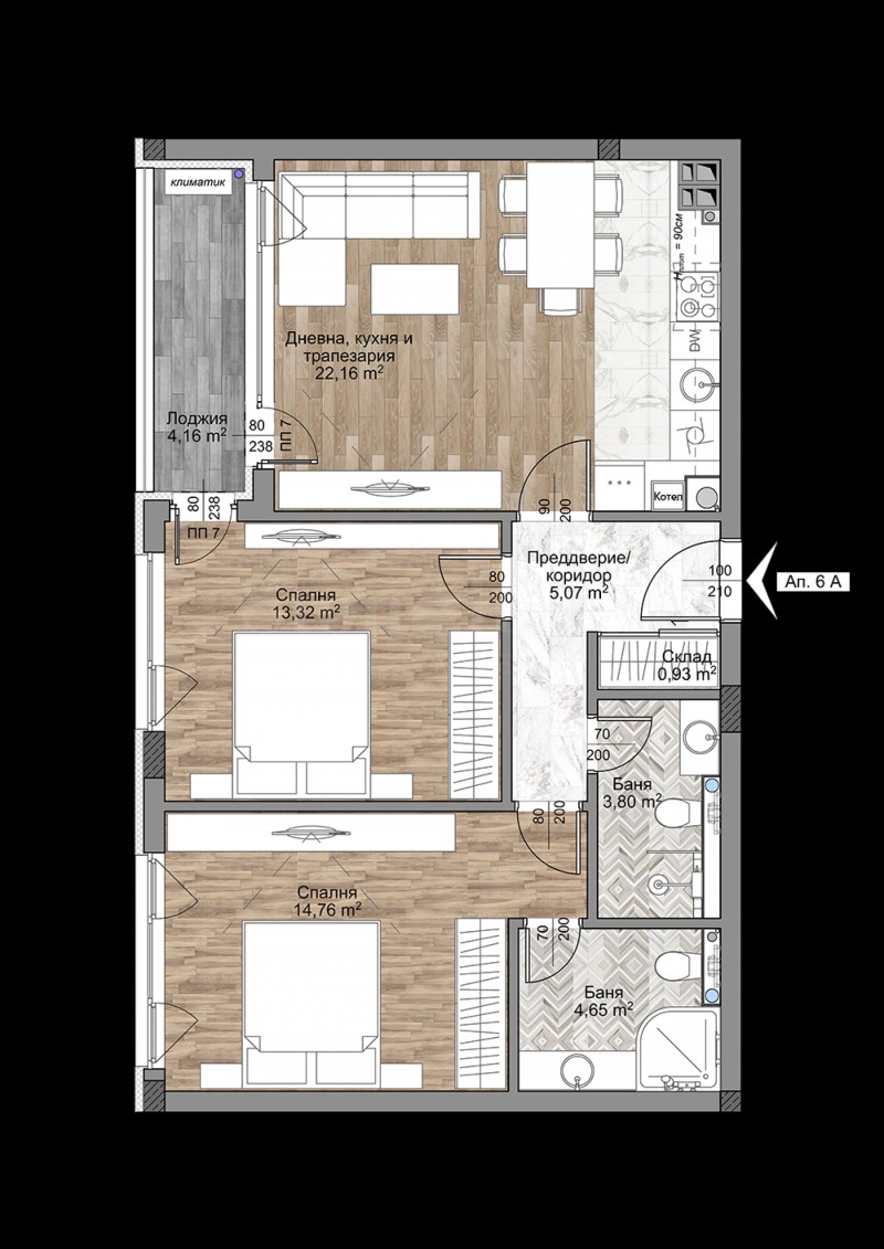 Продава 3-СТАЕН, град София, Младост 4 • 210330 € / 411369.72 лв. • 36769082 1