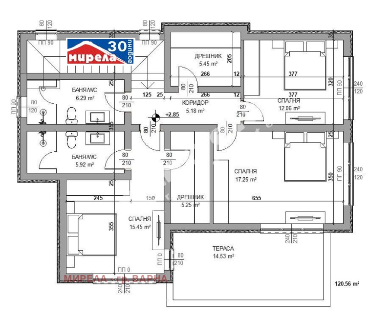 Na sprzedaż  Dom Warna , Winica , 237 mkw | 13828623 - obraz [6]