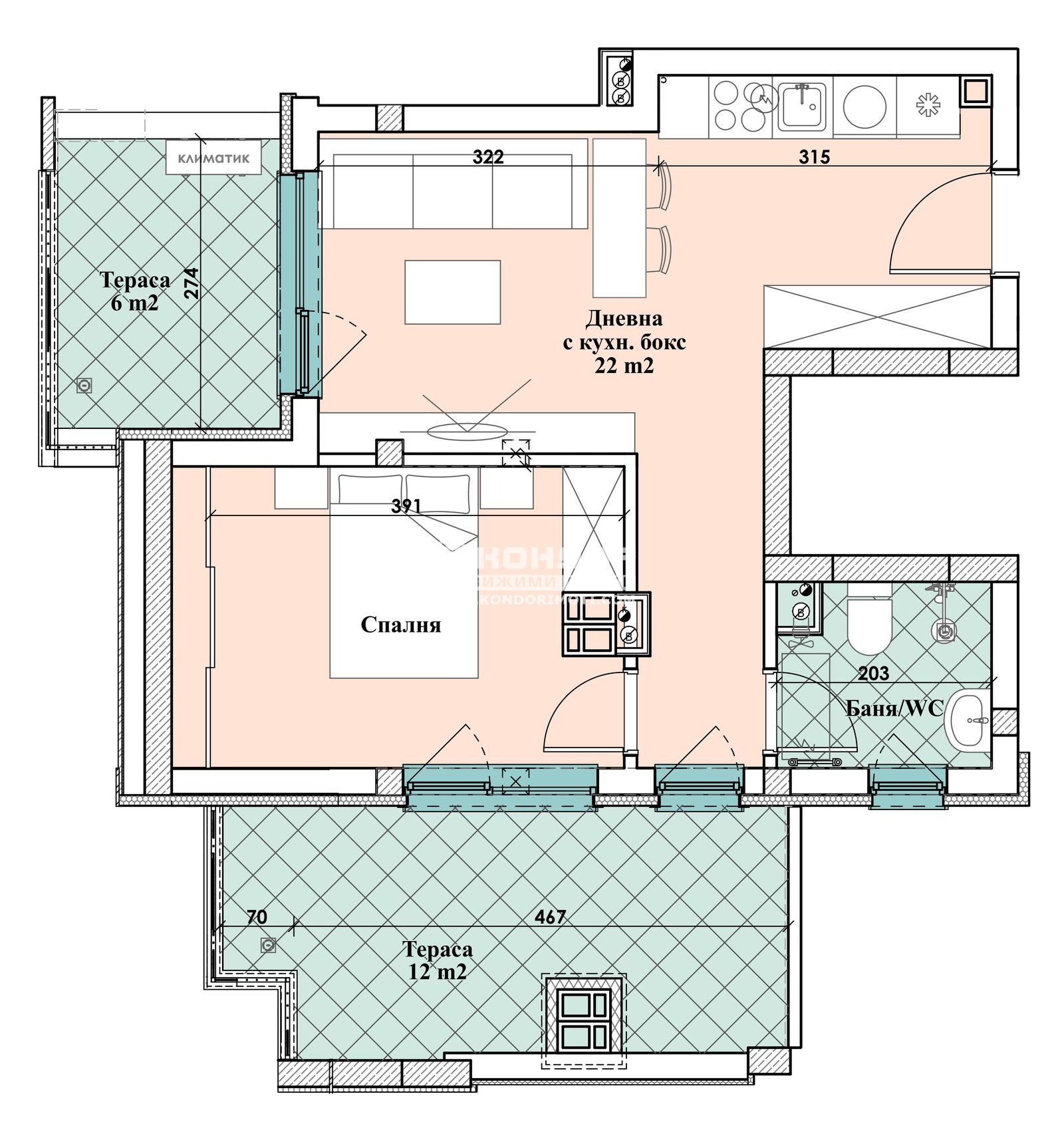 Продава 2-СТАЕН, гр. Пловдив, Център, снимка 2 - Апартаменти - 49953294