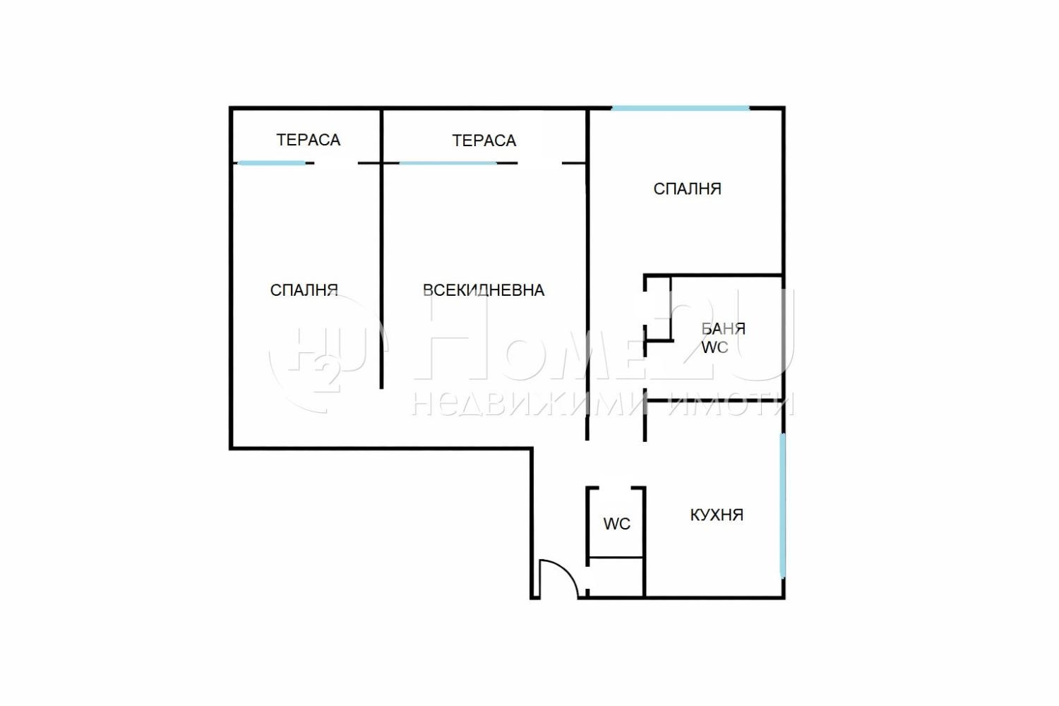 Продава 3-СТАЕН, гр. София, Овча купел, снимка 13 - Апартаменти - 54188564