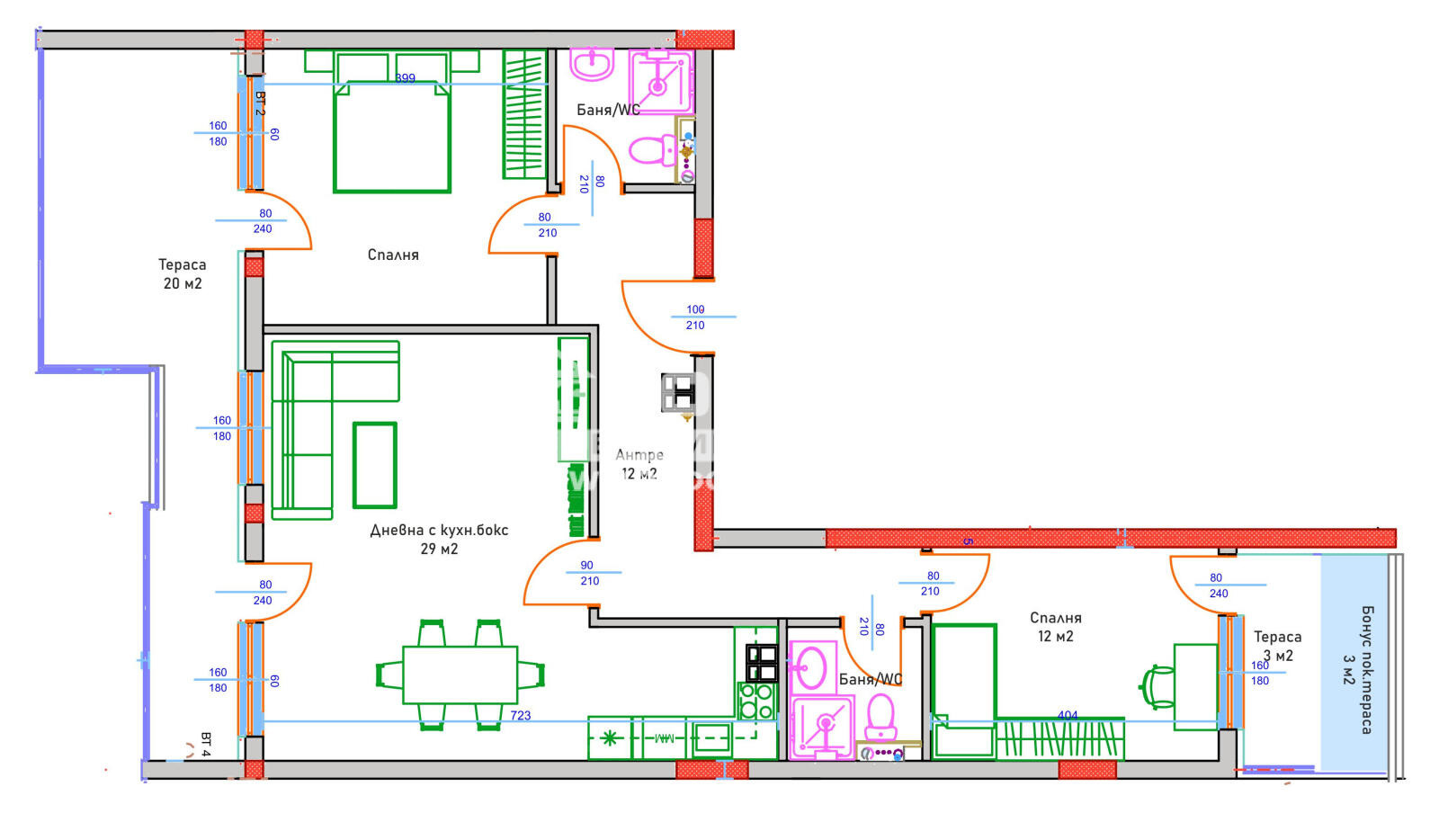 Продава 3-СТАЕН, гр. Пловдив, Кършияка, снимка 3 - Апартаменти - 54275601