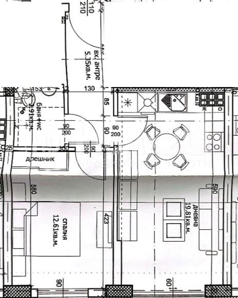 Te koop  1 slaapkamer Varna , Levski 1 , 54 m² | 68139001 - afbeelding [2]