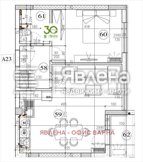 На продаж  1 спальня Варна , Владислав Варненчик 1 , 67 кв.м | 81276604 - зображення [2]