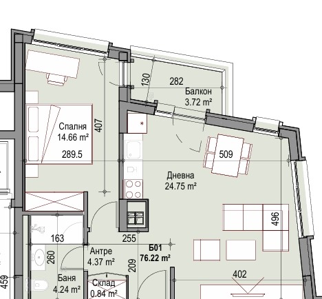 Продава 2-СТАЕН, гр. София, Сухата река, снимка 1 - Aпартаменти - 48210967