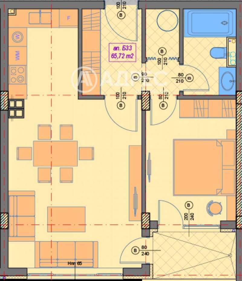 Продава 2-СТАЕН, гр. София, Манастирски ливади