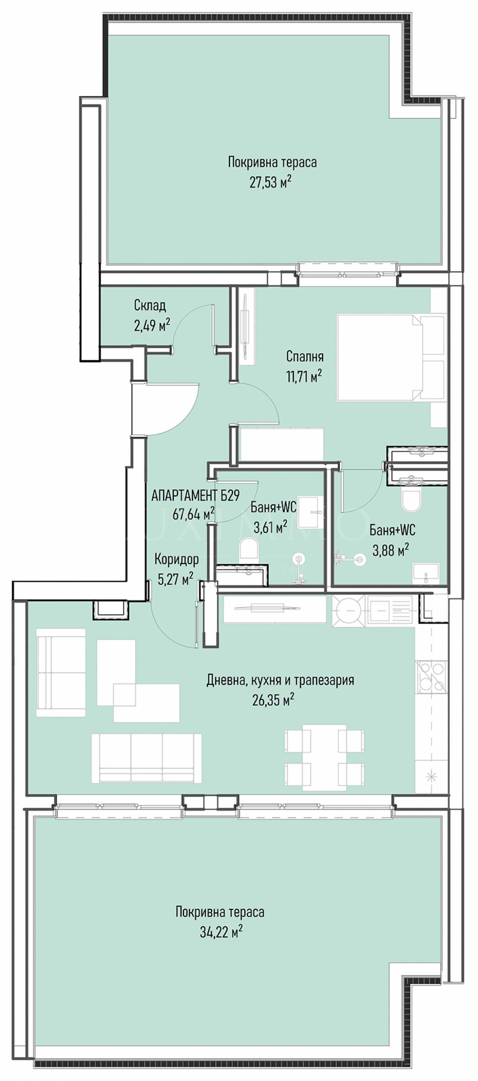Продава 2-СТАЕН, гр. София, Младост 4, снимка 2 - Апартаменти - 54680833