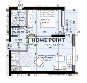 1 bedroom Mladost 1, Varna