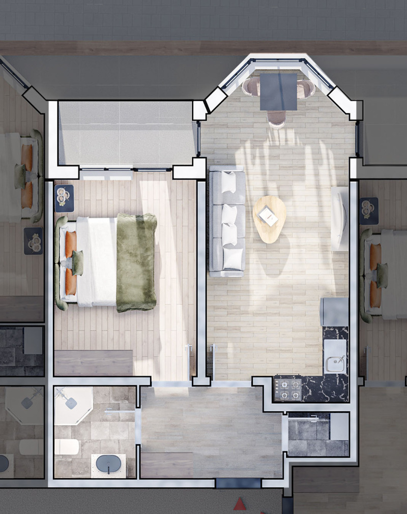 En venta  1 dormitorio Sofia , Lyulin 10 , 81 metros cuadrados | 97385246 - imagen [2]