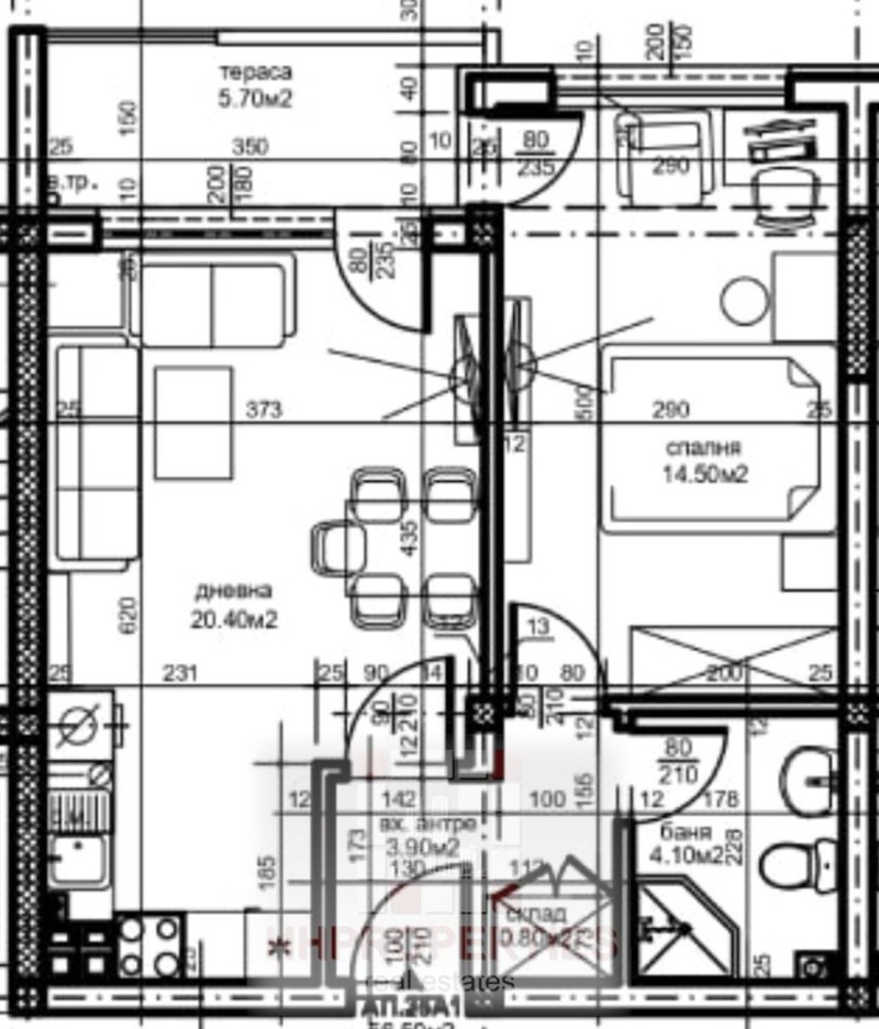 À vendre  1 chambre Plovdiv , Yujen , 64 m² | 61474968 - image [4]