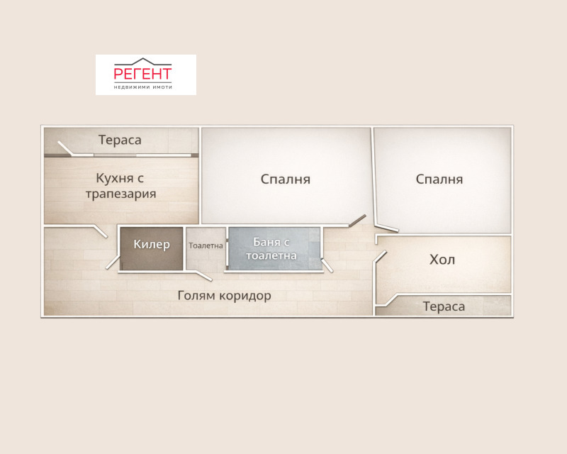 Продава 3-СТАЕН, гр. Габрово, Център, снимка 16 - Апартаменти - 52834652