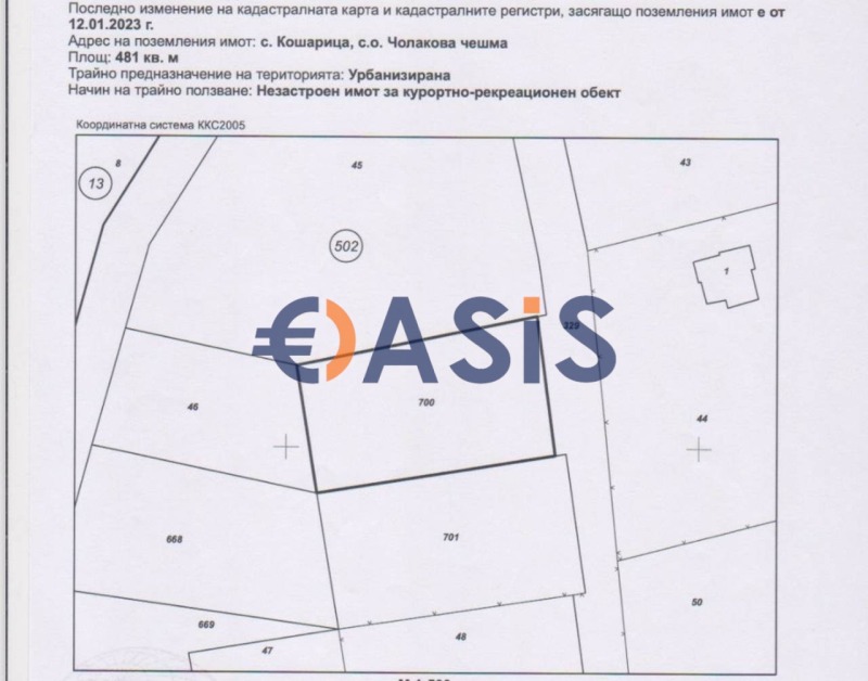 Продава ПАРЦЕЛ, с. Кошарица, област Бургас, снимка 2 - Парцели - 52890661