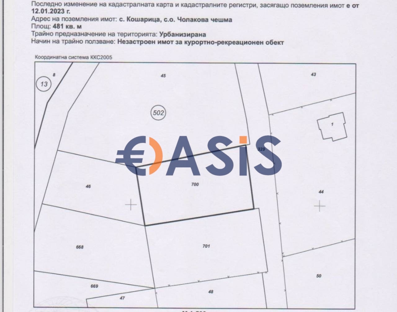 Продава ПАРЦЕЛ, с. Кошарица, област Бургас, снимка 2 - Парцели - 52890661