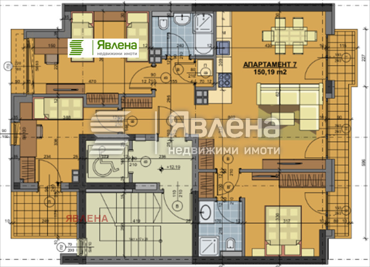 En venta  3 dormitorios Sofia , Tsentar , 150 metros cuadrados | 78620456 - imagen [2]