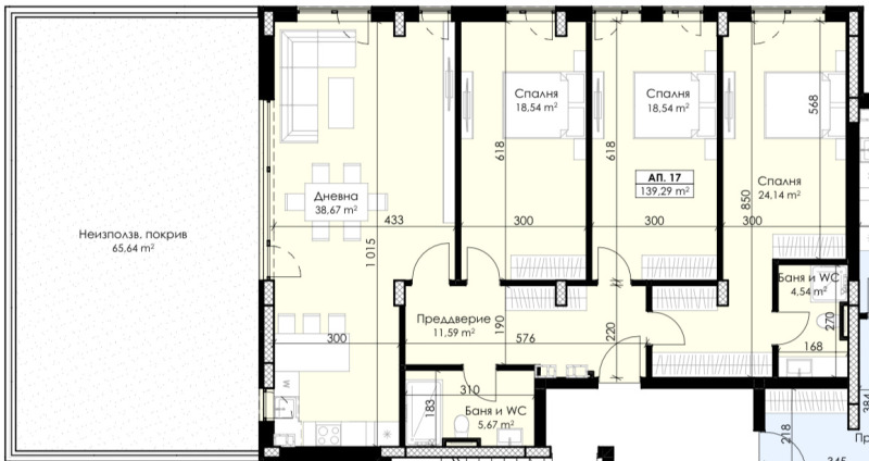 Na prodej  3 ložnice Plovdiv , Christo Smirnenski , 229 m2 | 73469155 - obraz [8]
