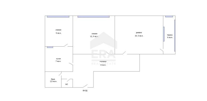 Продава 3-СТАЕН, гр. Варна, Чаталджа, снимка 14 - Aпартаменти - 49165604