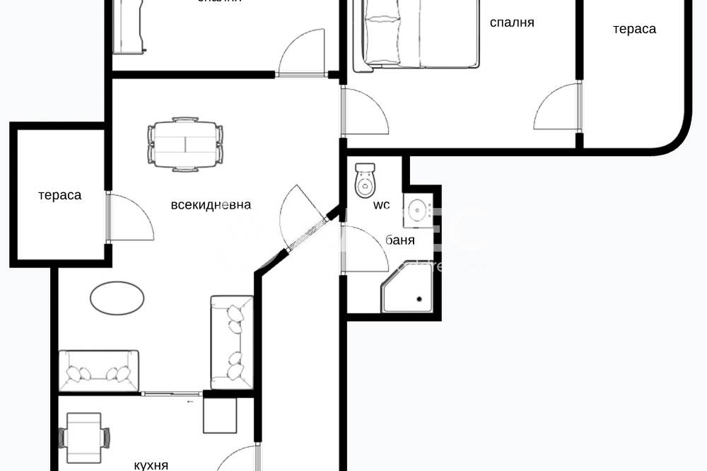 Продава 3-СТАЕН, гр. София, Център, снимка 4 - Апартаменти - 54351631