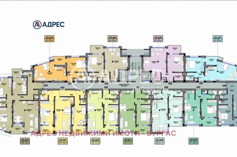 Продава МНОГОСТАЕН, гр. Бургас, област Бургас, снимка 3 - Апартаменти - 53793877