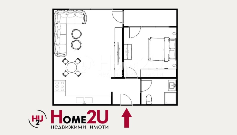 Til salg  1 soveværelse Plovdiv , Ostromila , 63 kvm | 31000037 - billede [8]