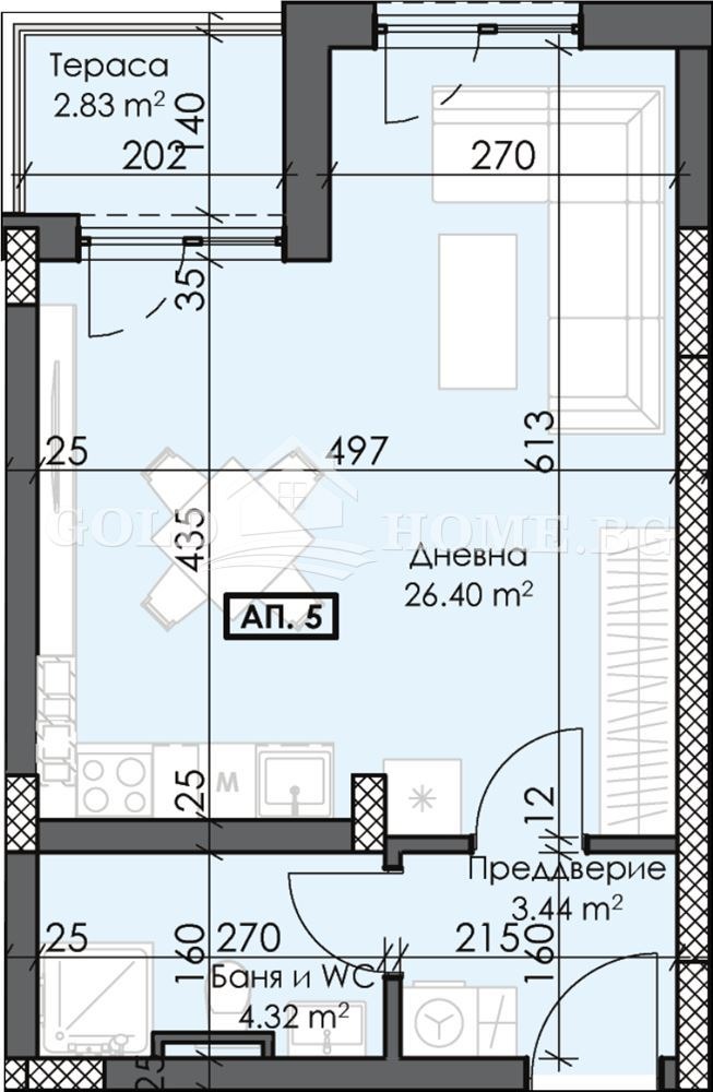 Продава 1-СТАЕН, гр. Пловдив, Тракия, снимка 3 - Aпартаменти - 48232291