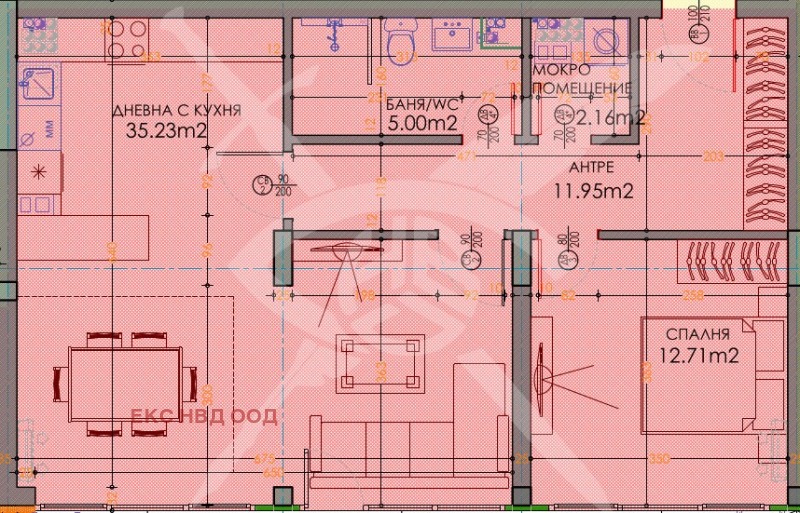 Продава  2-стаен град Пловдив , Тракия , 116 кв.м | 61212102