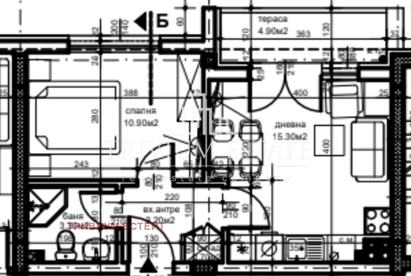 Продава 2-СТАЕН, гр. Пловдив, Христо Смирненски, снимка 2 - Aпартаменти - 49450393