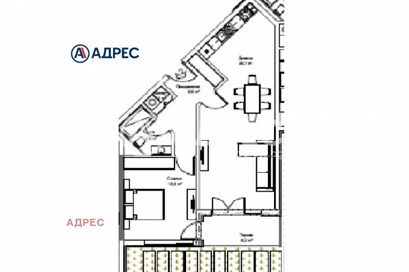 Satılık  1 yatak odası Varna , Briz , 93 metrekare | 17574014 - görüntü [2]