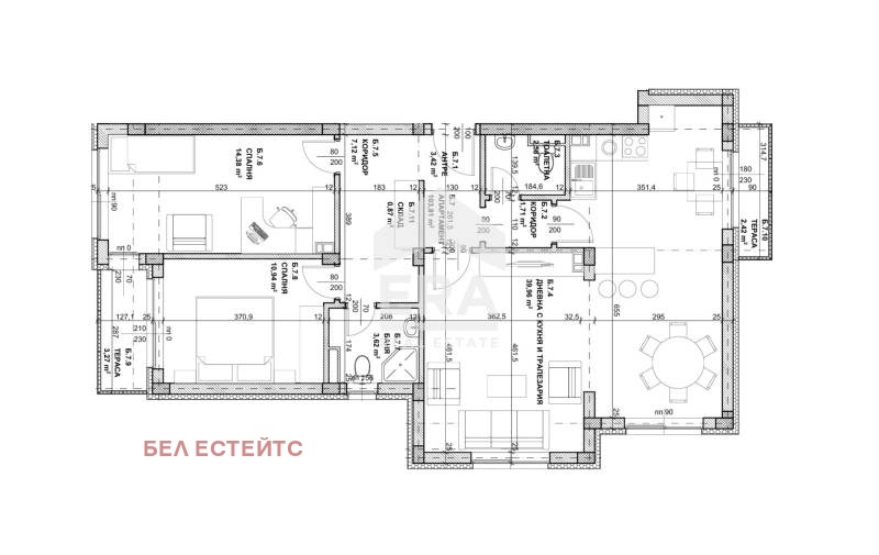 Продава 3-СТАЕН, гр. София, Кръстова вада, снимка 14 - Aпартаменти - 48852106