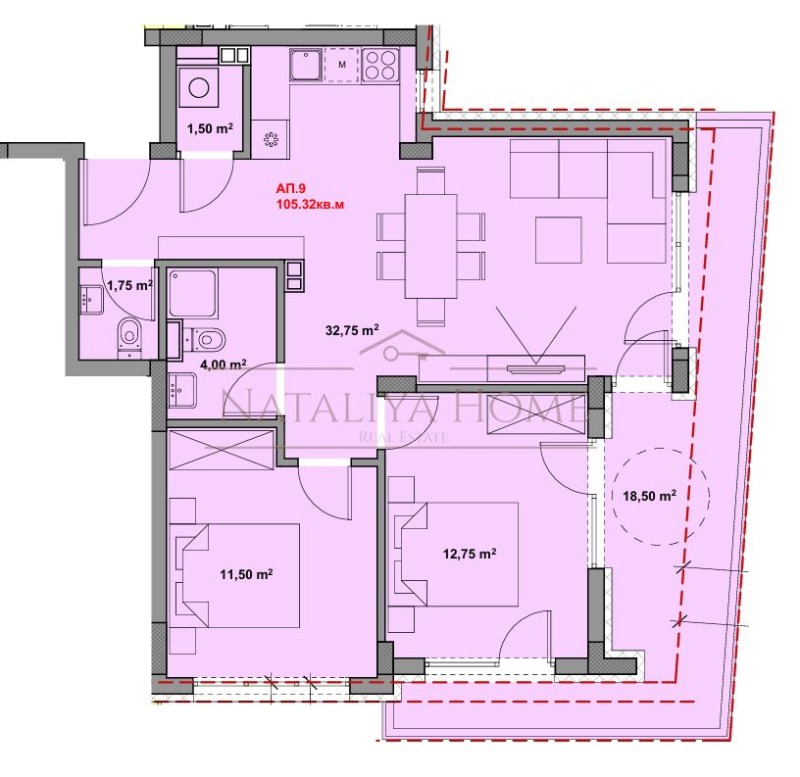 Продава 3-СТАЕН, гр. Бургас, Сарафово, снимка 2 - Апартаменти - 53235102