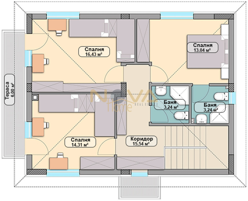 Myytävänä  Talo Varnan alue , Priseltsi , 169 neliömetriä | 41741149 - kuva [13]