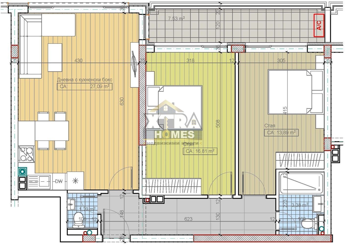 Продава 3-СТАЕН, гр. София, Павлово, снимка 2 - Апартаменти - 49892277