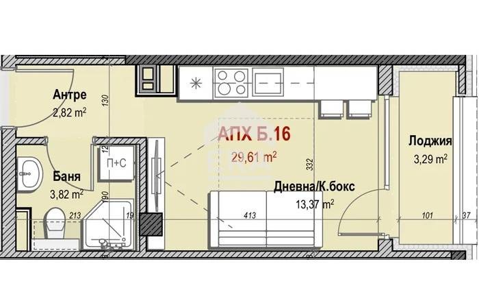 Eladó  Stúdió Sofia , Mladost 3 , 41 négyzetméter | 76206350 - kép [3]