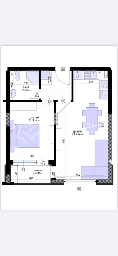 For Sale  1 bedroom Varna , Mladost 1 , 63 sq.m | 64936628 - image [7]
