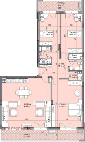 3 bedroom Gagarin, Plovdiv 10