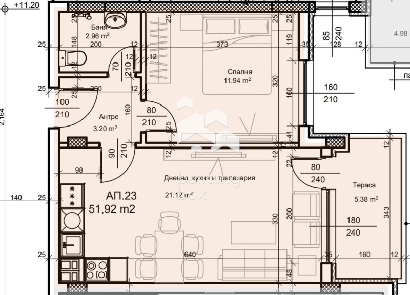 Продава 2-СТАЕН, гр. Пловдив, Кючук Париж, снимка 11 - Aпартаменти - 47104961