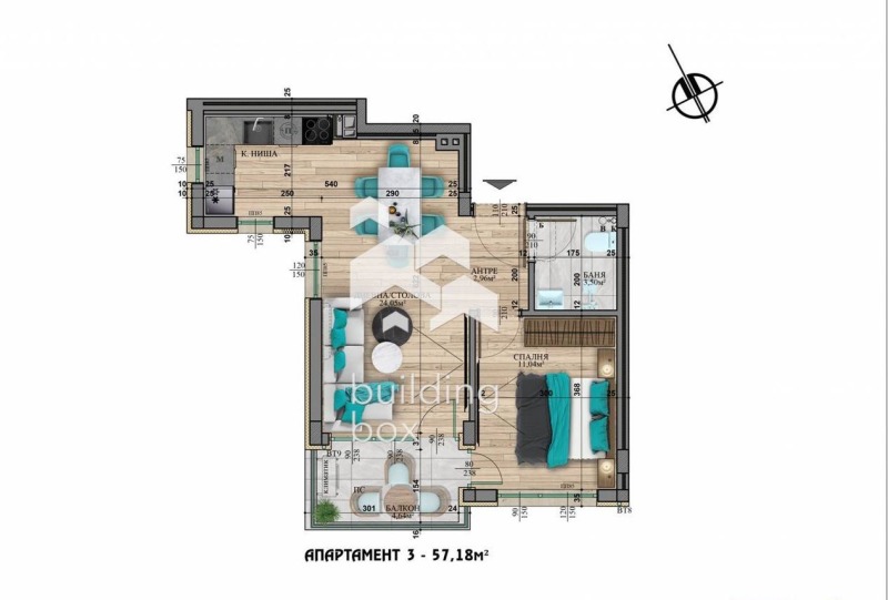Na prodej  1 ložnice Sofia , Studentski grad , 67 m2 | 70383471 - obraz [8]