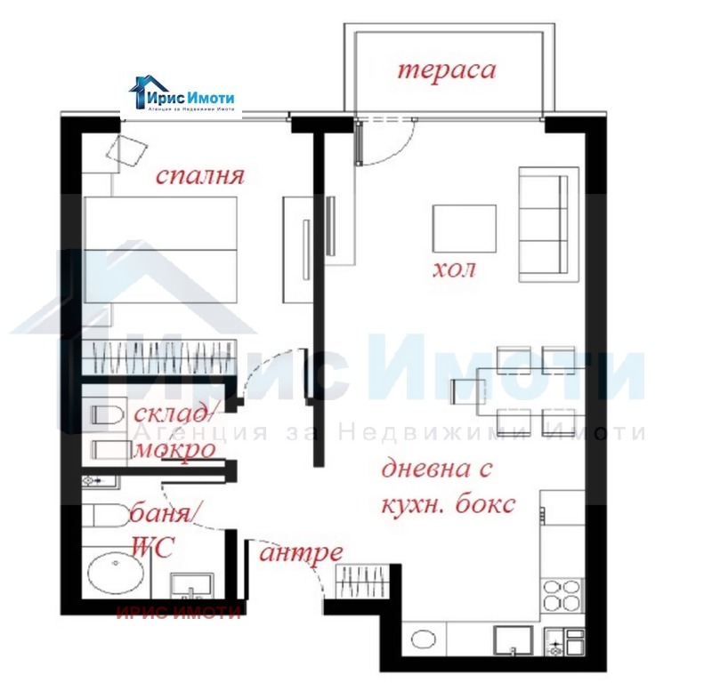 Na prodej  1 ložnice Sofia , Malinova dolina , 76 m2 | 48351408 - obraz [5]