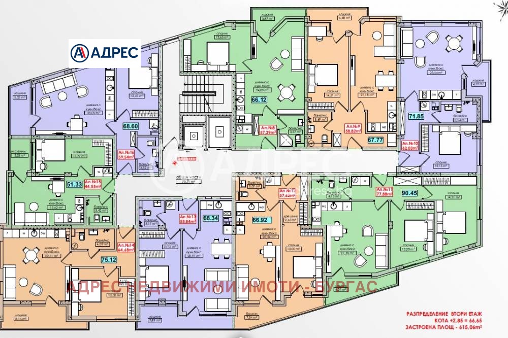 Продава 2-СТАЕН, гр. Бургас, област Бургас, снимка 7 - Апартаменти - 54029800