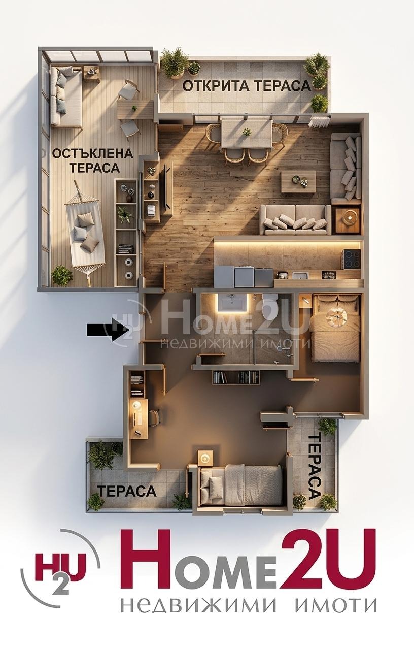 Продава 3-СТАЕН, гр. Пловдив, Мараша, снимка 15 - Апартаменти - 54182186