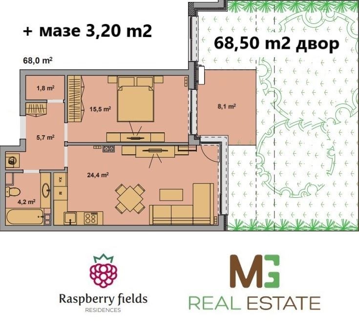 Продава  2-стаен град София , Малинова долина , 75 кв.м | 42641937 - изображение [5]