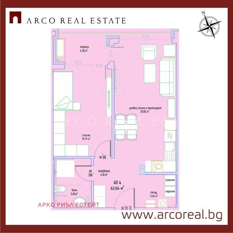À vendre  1 chambre Sofia , Malinova dolina , 76 m² | 42914396 - image [2]
